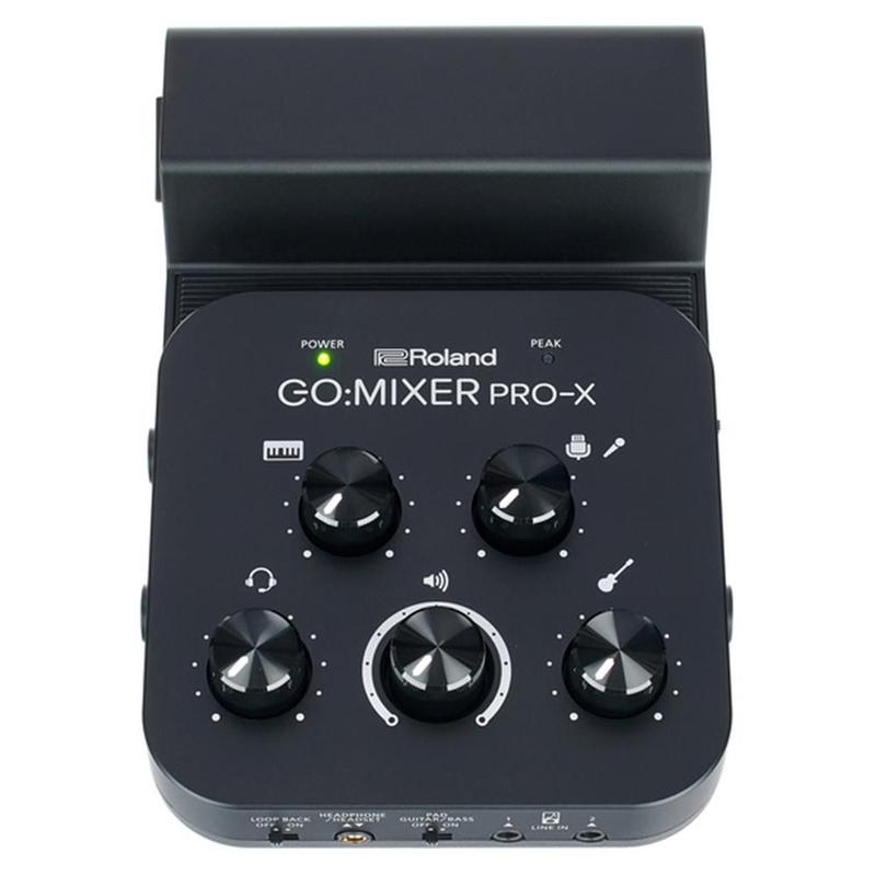 Interface de Áudio Roland GO Mixer Pro-X Preto - Interface de